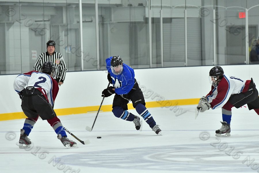 Wheaton College Men\'s Ice Hockey vs Middlesex Community College. - Photo By: KEITH NORDSTROM